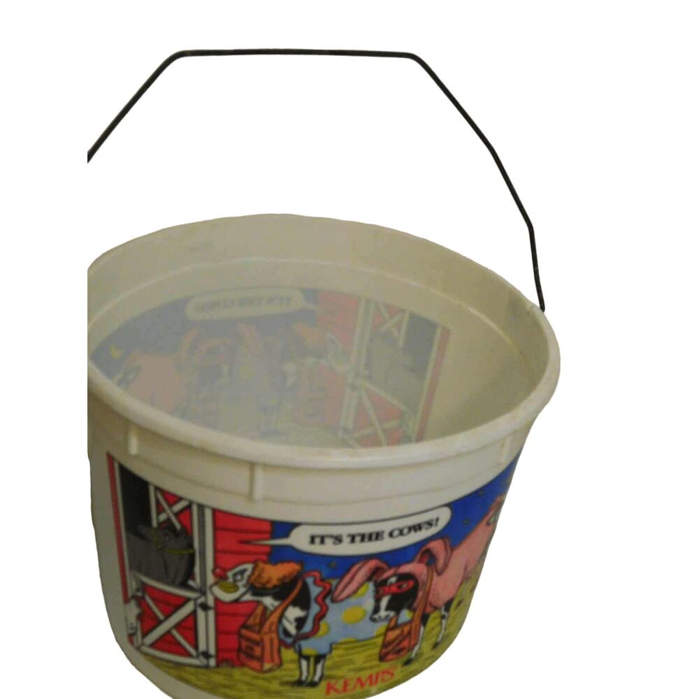 Vintage Kemps It's The Cows Halloween Ice Cream Pail Bucket Collector Series - Picture 7 of 10